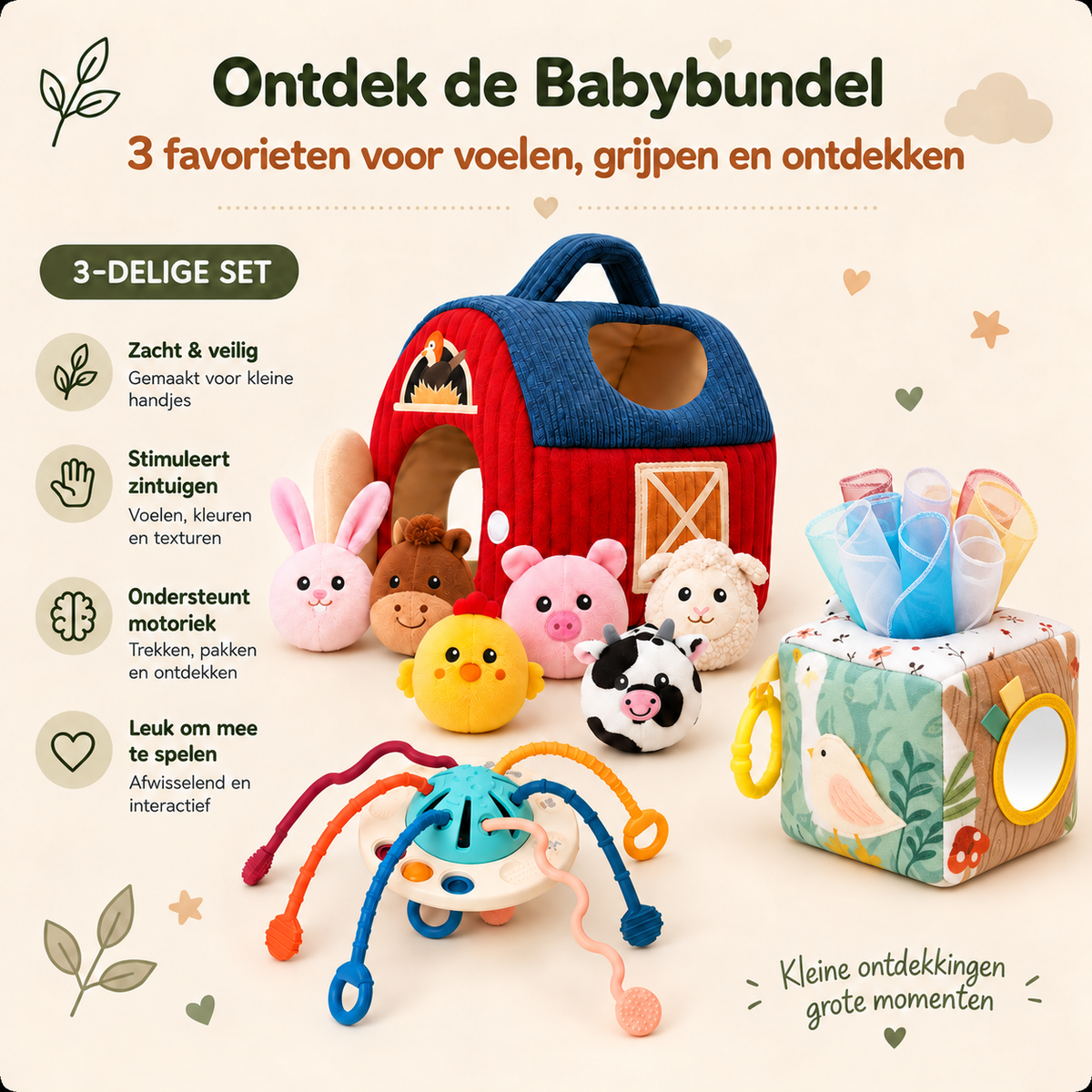 De Sensorische Babybundel - 0-2 jaar