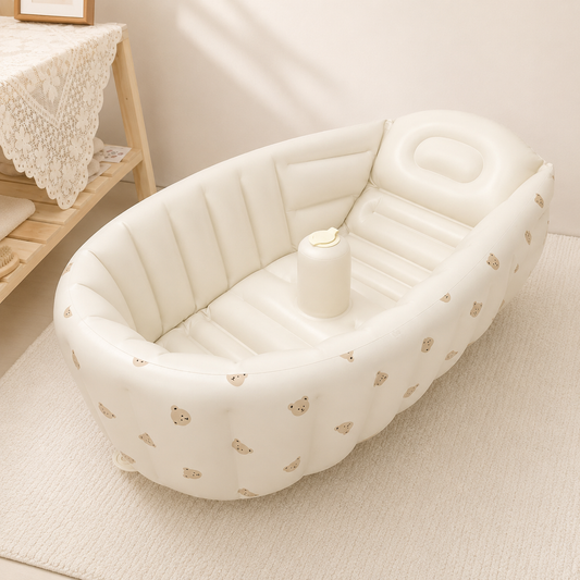 Opblaasbaar Babybadje – Compact en veilig