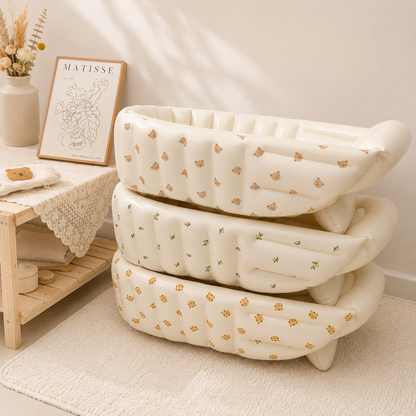 Opblaasbaar Babybadje – Compact en veilig