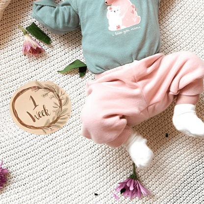 Baby Maandelijkse Mijlpaalkaartenset – Leg elk bijzonder moment vast