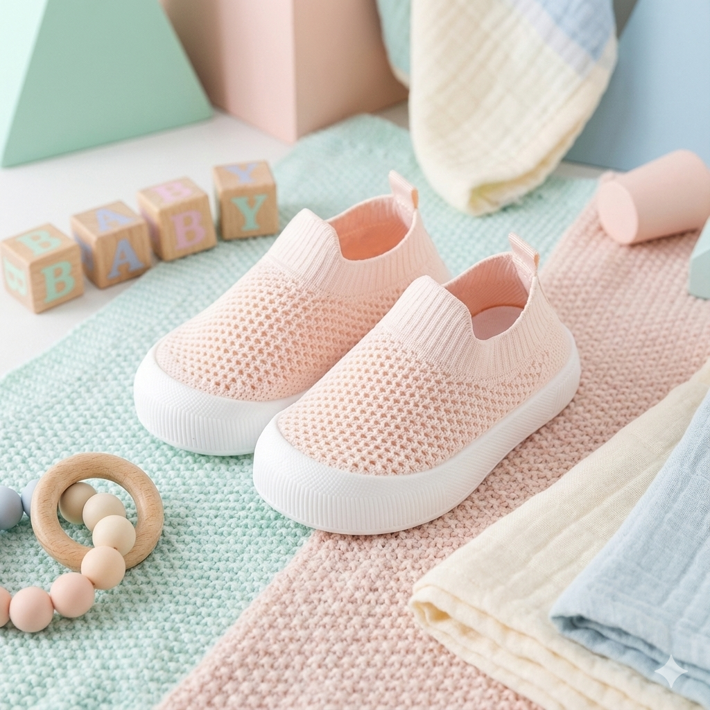 Babyschoenen met Zachte Zool - Flexibel & ademend