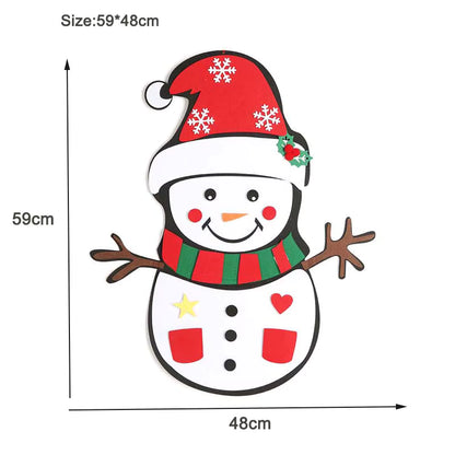 Montessori Kerst Speelbord Vilt – Kerstdecoratie voor peuters