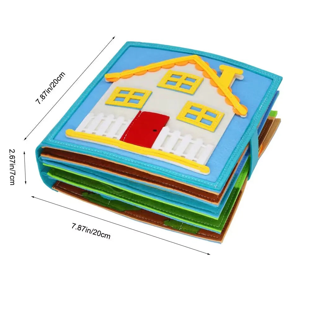 Montessori Activiteitenhuis – Deluxe 3D leer- & speelboek