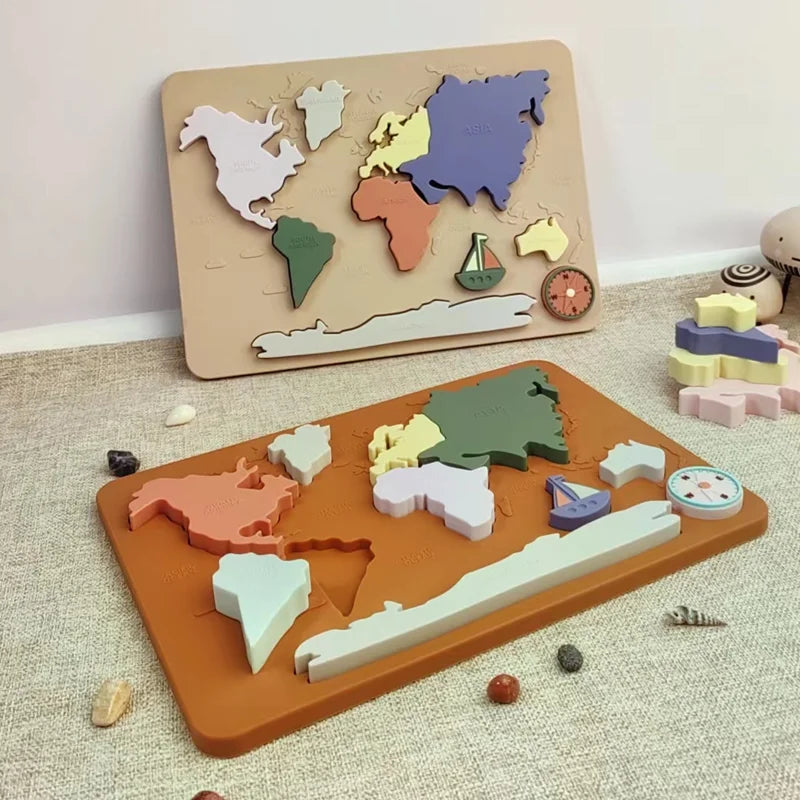 Siliconen ABC Letterpuzzel – Hoofdletters & kleine letters