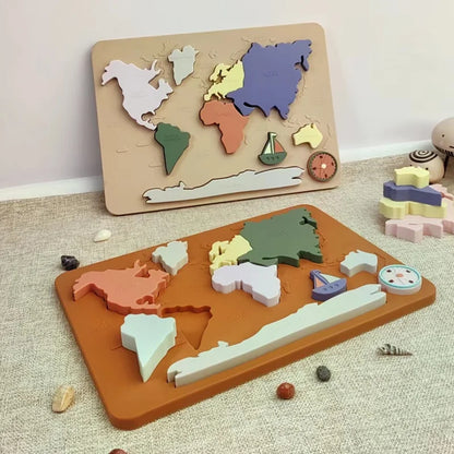 Siliconen ABC Letterpuzzel – Hoofdletters & kleine letters