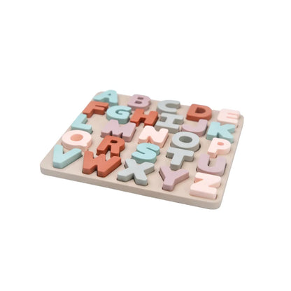Siliconen ABC Letterpuzzel – Hoofdletters & kleine letters