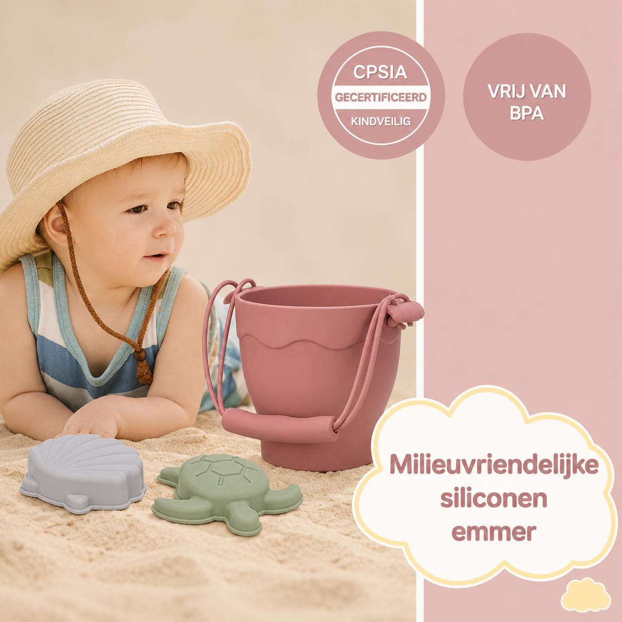 Silicone Strandset – Zacht, duurzaam & eindeloos strandplezier
