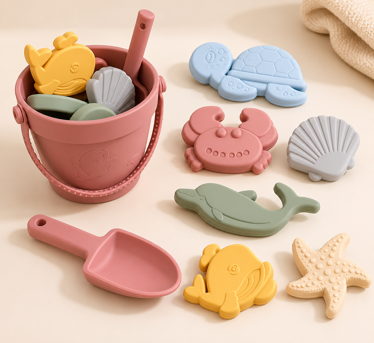Silicone Strandset – Zacht, duurzaam & eindeloos strandplezier
