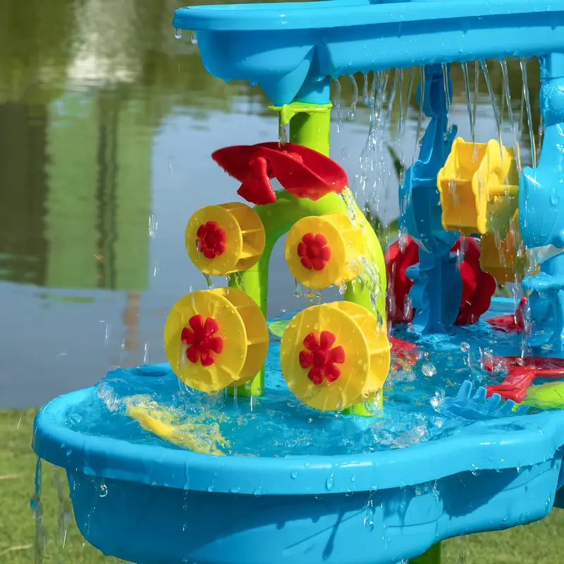 SplashWaterval – 3-laagse zand- & waterspeeltafel