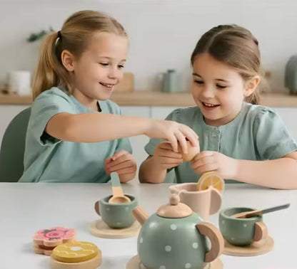 Montessori houten theeservies™ – Educatief rollenspel