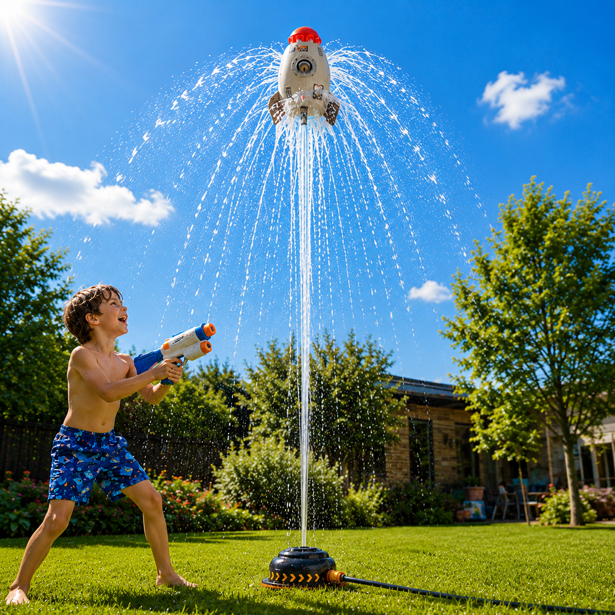 SplashRocket™ - The Flying Water Fun Rocket