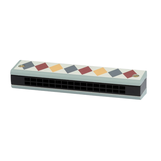 Houten Mondharmonica Harlekin™ - Muziekspeelgoed