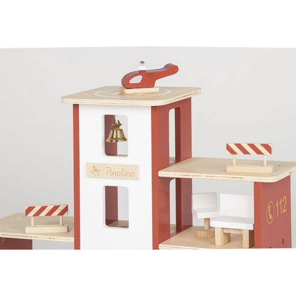 Houten Brandweerkazerne – Inclusief voertuigen & accessoires