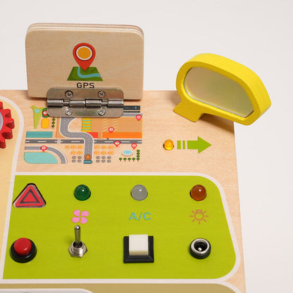 Montessori Busy Dashboard: Interactive Learning Station for Independent Exploration
