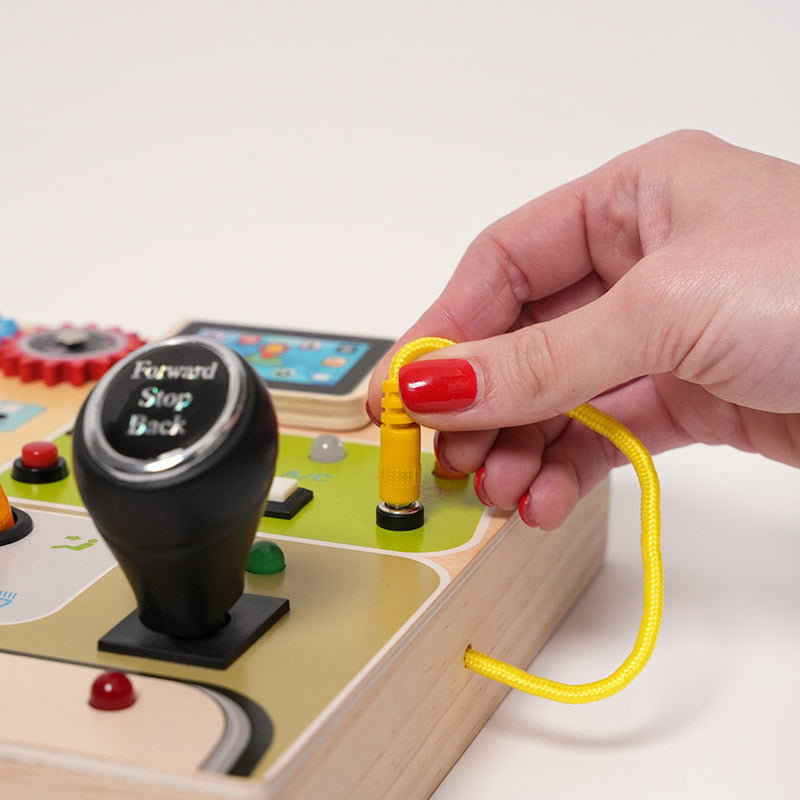 Montessori Busy Dashboard: Interactive Learning Station for Independent Exploration