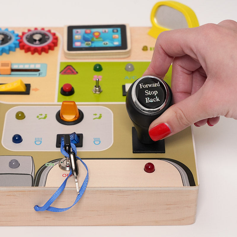 Montessori Busy Dashboard: Interactive Learning Station for Independent Exploration