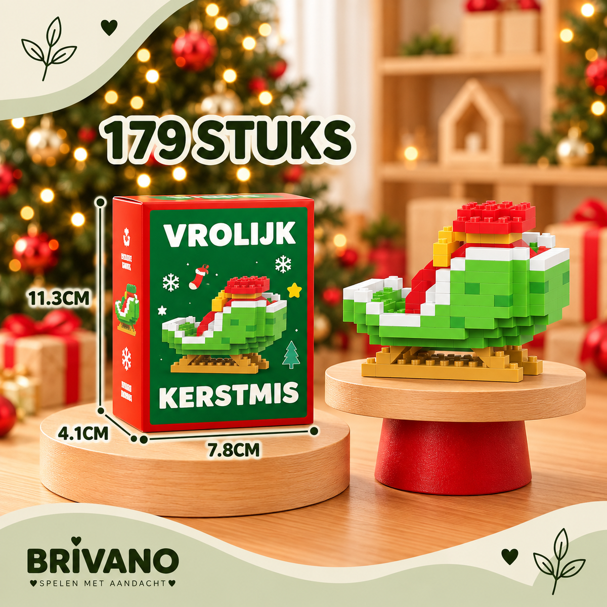 Kerst Blokfiguren – Bouwen & spelen voor kinderen