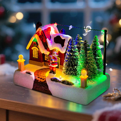 Sfeervol Kersthuisje met Verlichting – Kerstdorp decoratie