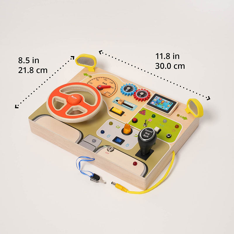 Montessori Busy Dashboard: Interactive Learning Station for Independent Exploration