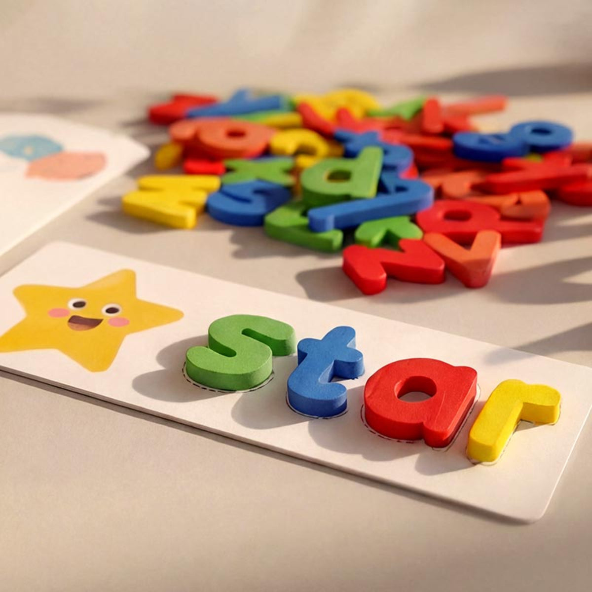 Montessori Houten Spellingspel – Educatief Woordspel Voor Kinderen